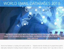 Tablet Screenshot of emailadresseslist.com